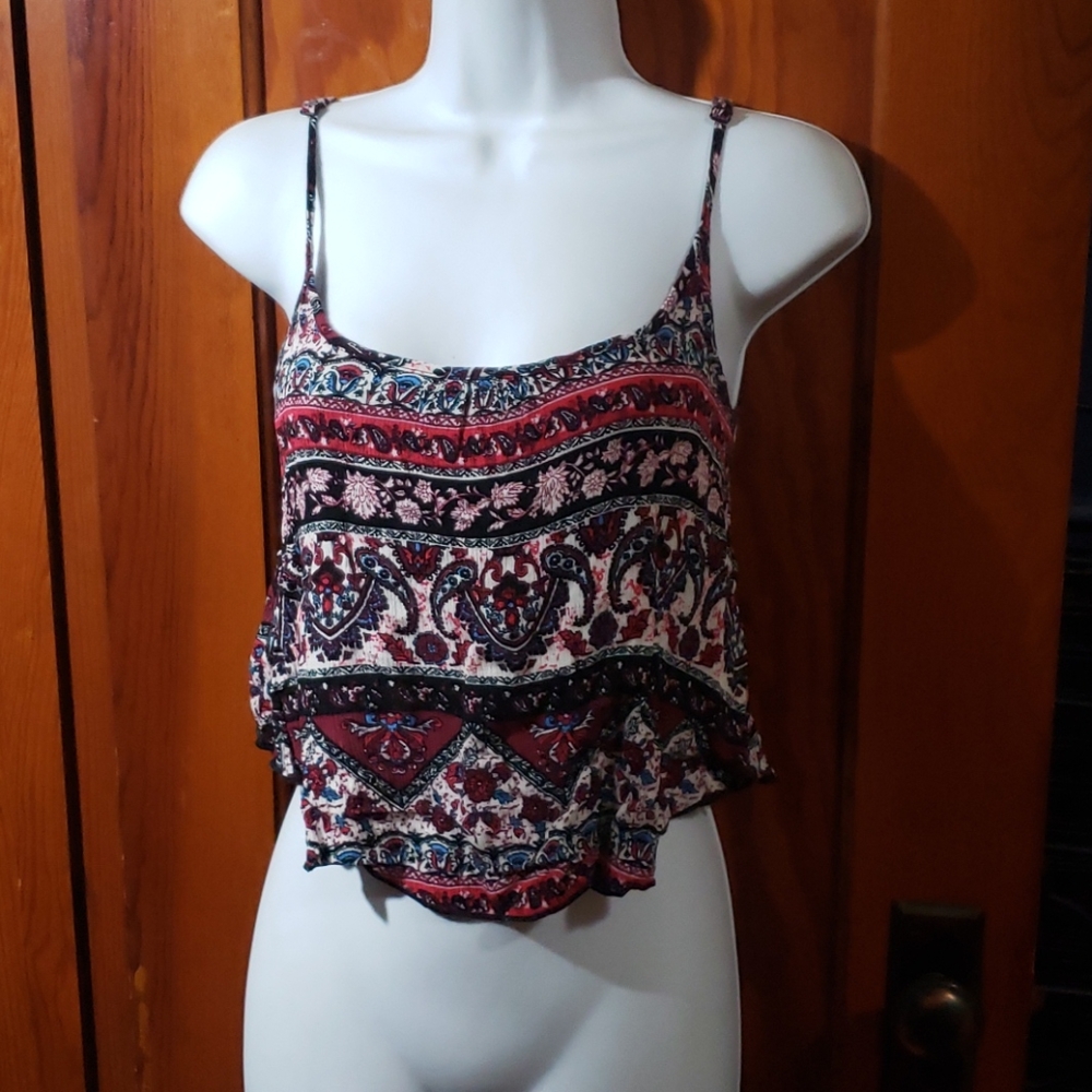 Paisley/Floral Crop top